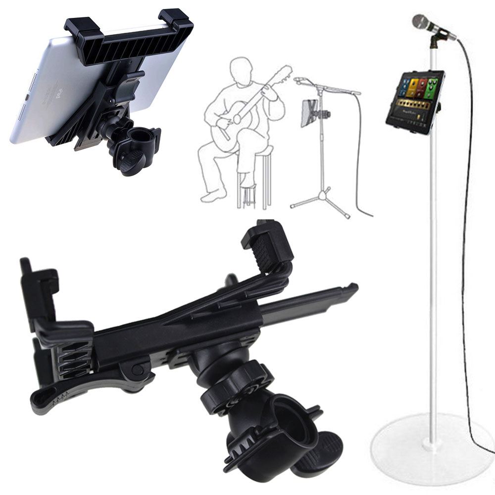 Music Microphone Stand Holder Mount for 711" Tablet iPad Air 5 4 3 2