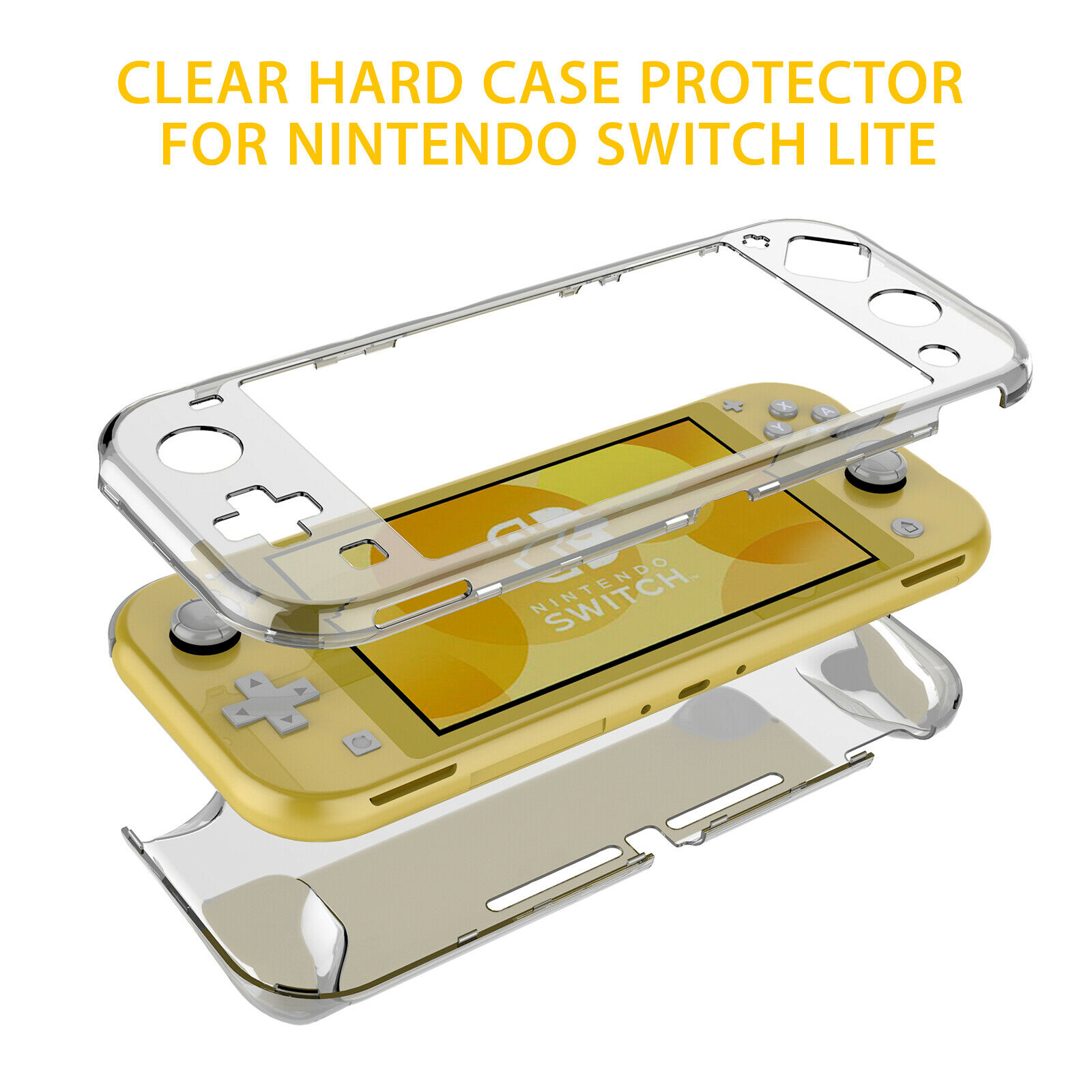 miniature 9 - For Nintendo Switch Lite Carrying Case Bag +Shell Cover+Tempered Glass Protector