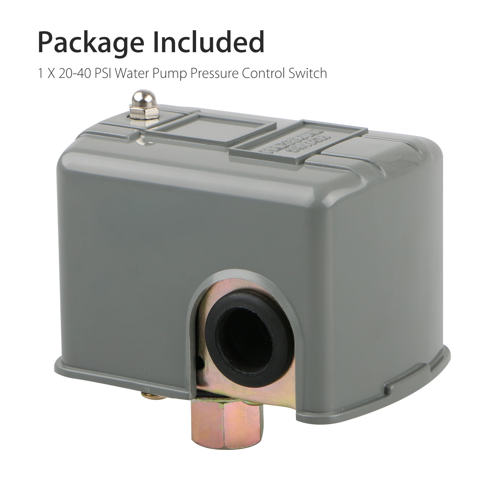 2040 PSI Well Water Pump Pressure Control Switch Adjustable Double