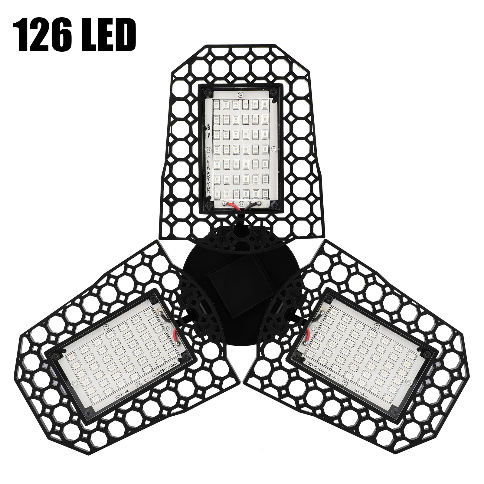 144LED Grow Light Bulb Foldable Full Spectrum Growing Lamp For Indoor Plant Veg