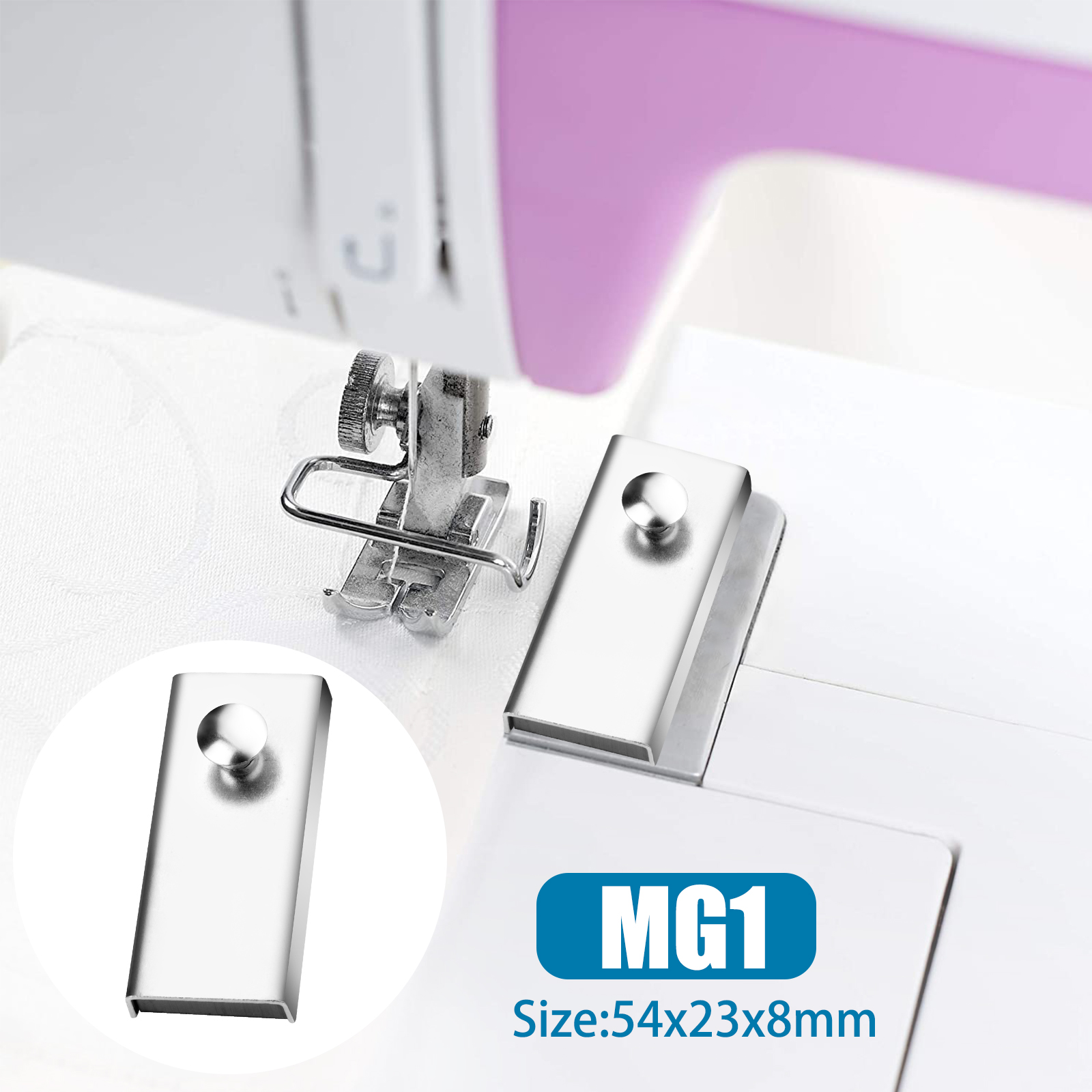 1Pc colorful sewing machine magnetic seam guide presser gauge accessories FG 