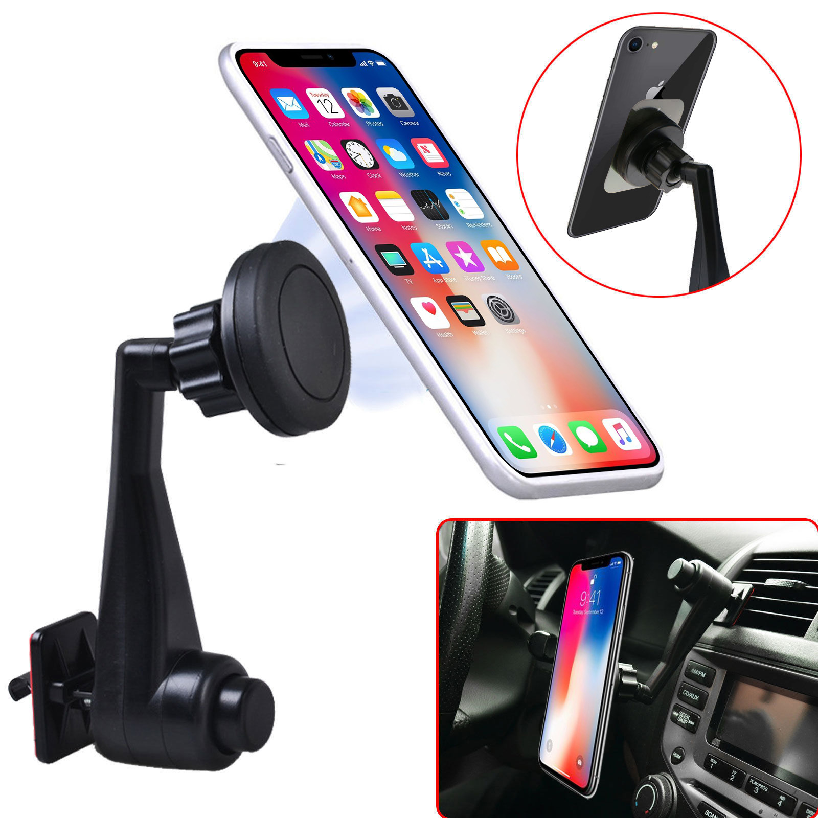 Phone Holder Mount Car Air Vent Stand For iPhone