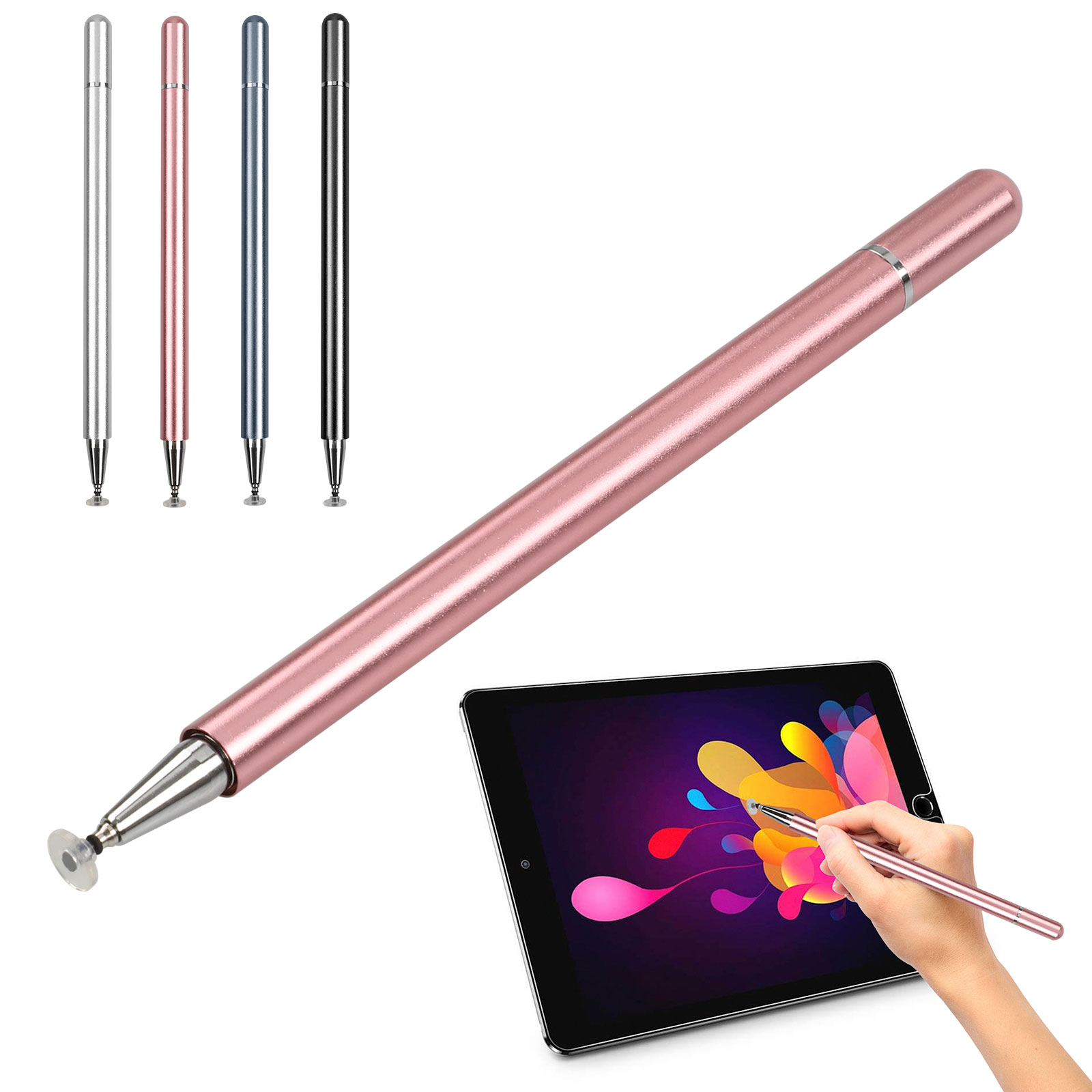 Universal Dualhead Capacity Touch Screen Drawing Stylus Pen for Phones